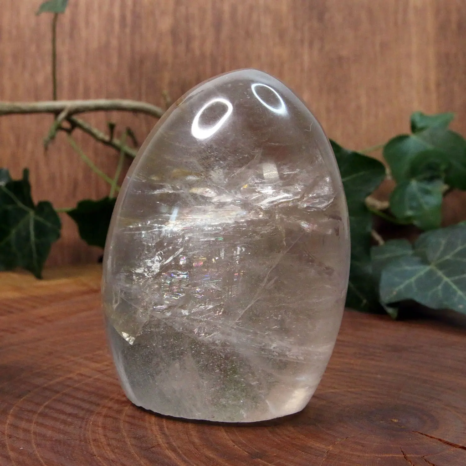 Cristal de roche fumé forme libre AA