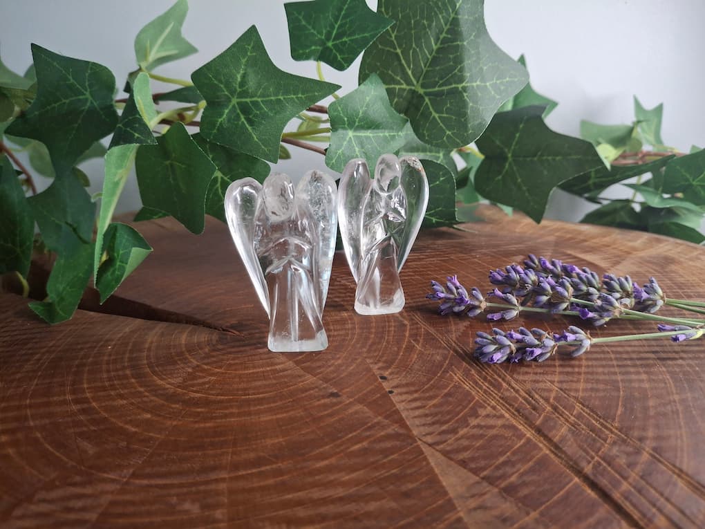 Ange cristal de roche 5 cm