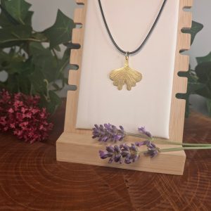 Collier feuille de gingko