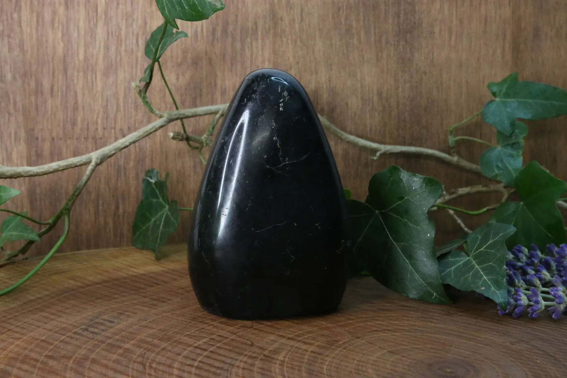 Tourmaline noire polie A forme libre 10cm