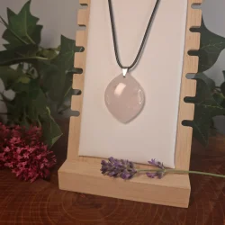 collier quartz rose