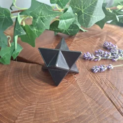 merkaba noire shungite bois