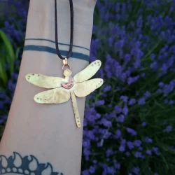 pendentif libelulle lune